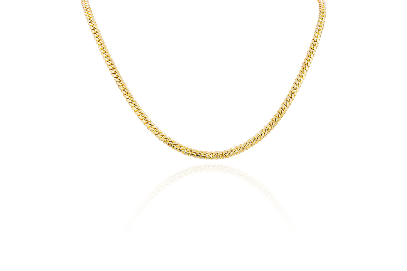 14kt yellow gold Miami Cuban Chain