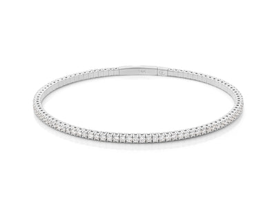 Diamond Flex Bangle 2 pointer