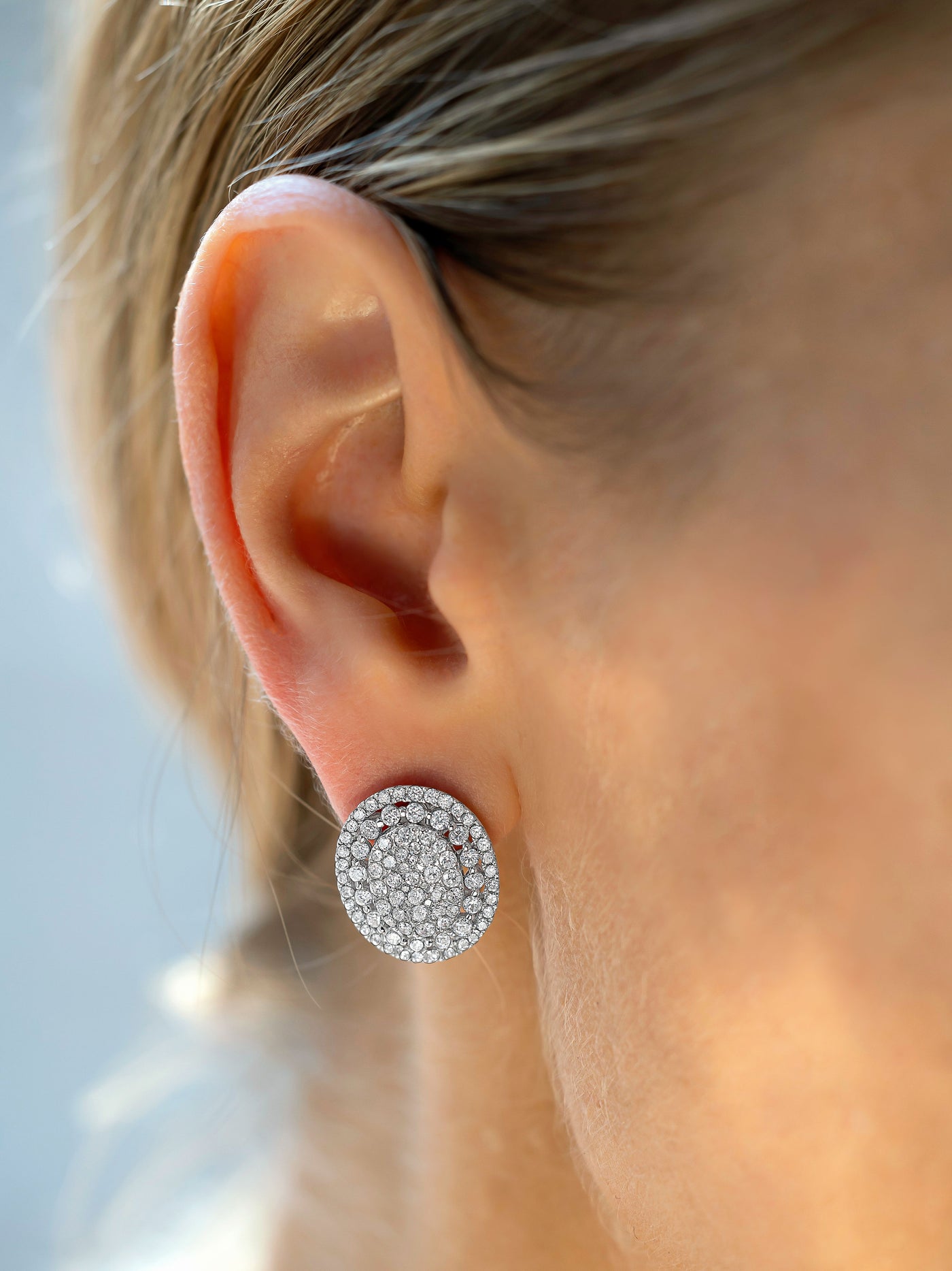 Oval Diamond Fancy Earrings