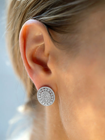 Oval Diamond Fancy Earrings