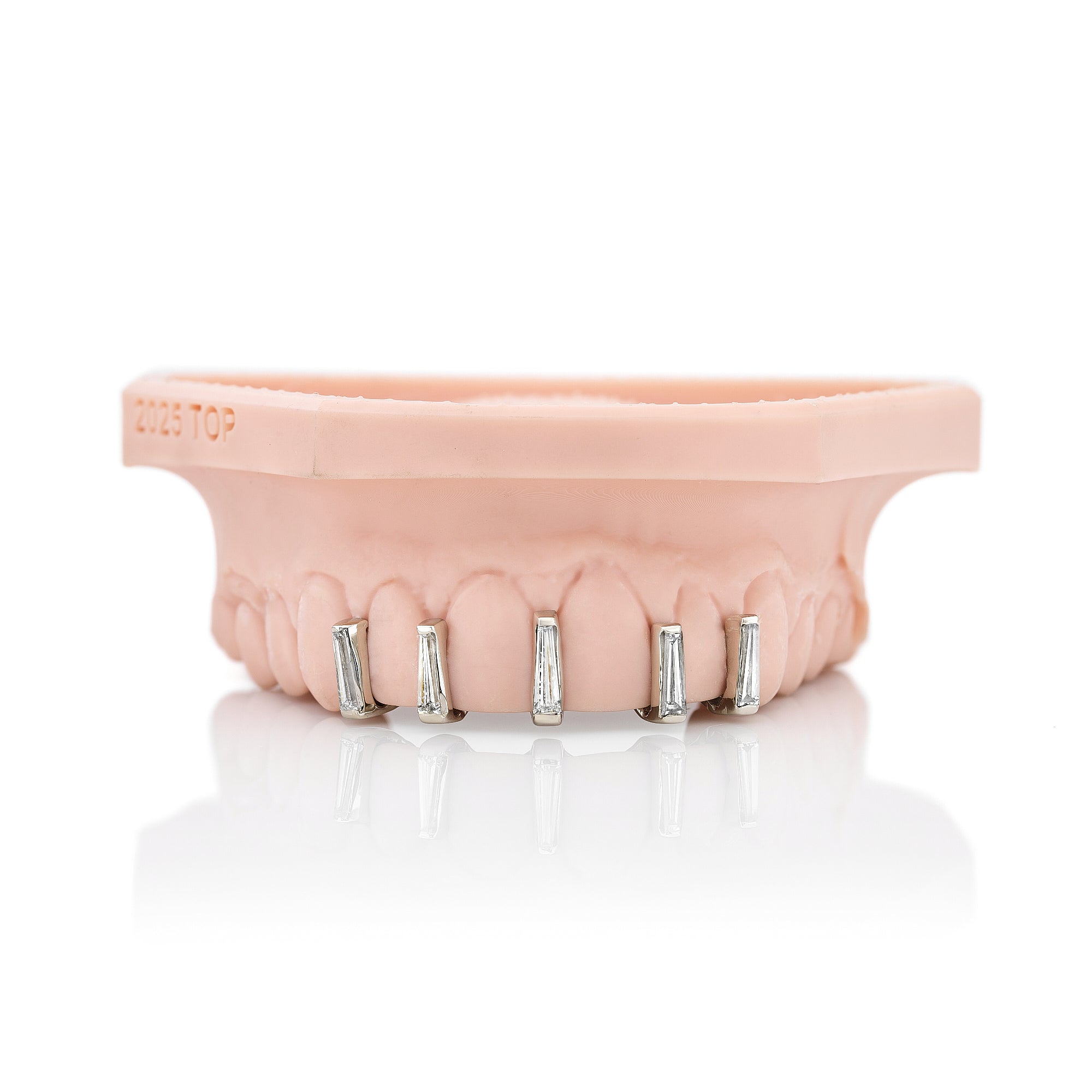 Tapered Baguette Diamond Spacer (5 teeth set)