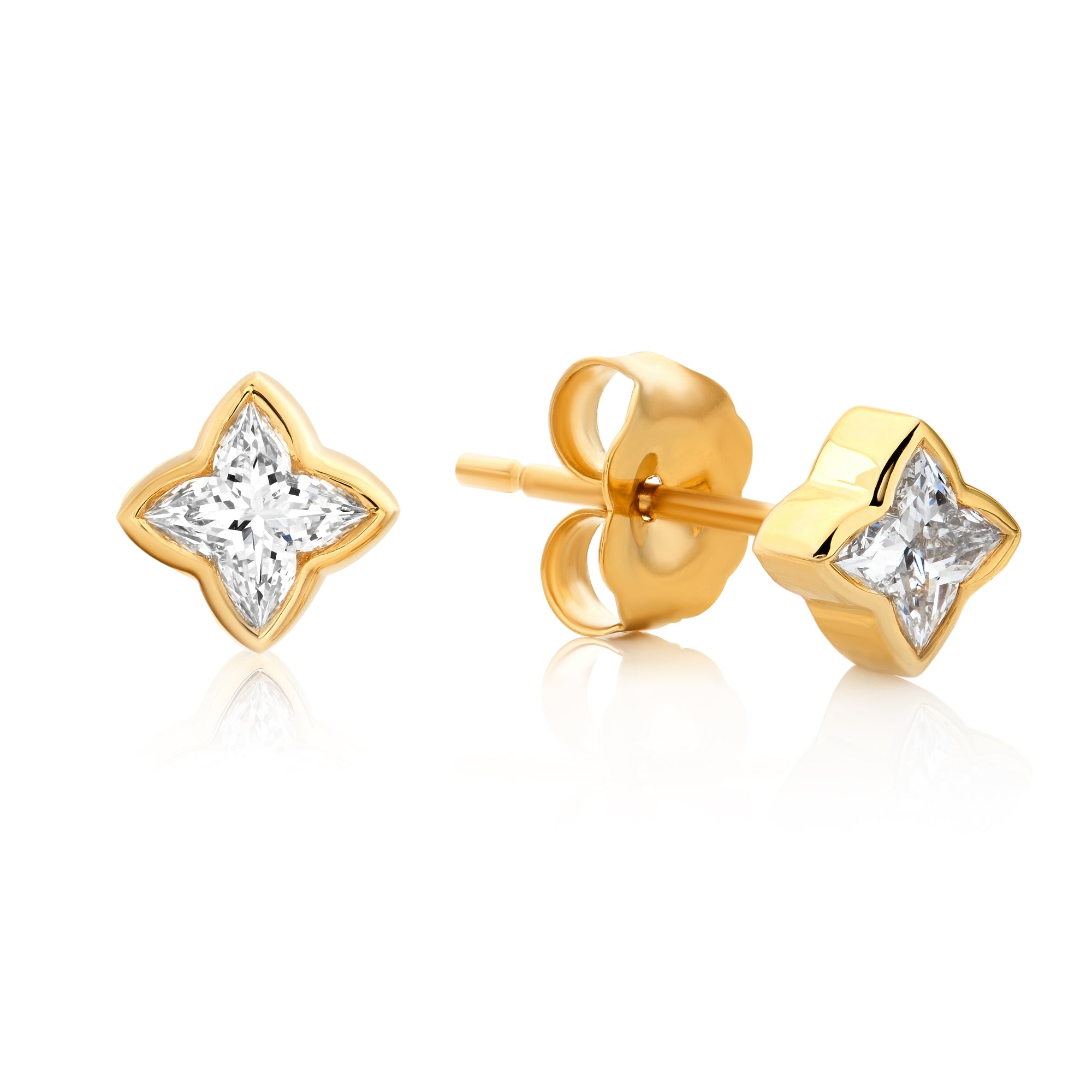 Lily Cut Diamond Studs