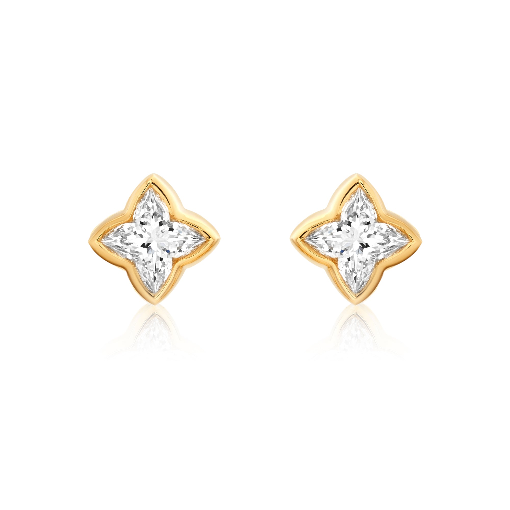 Lily Cut Diamond Studs