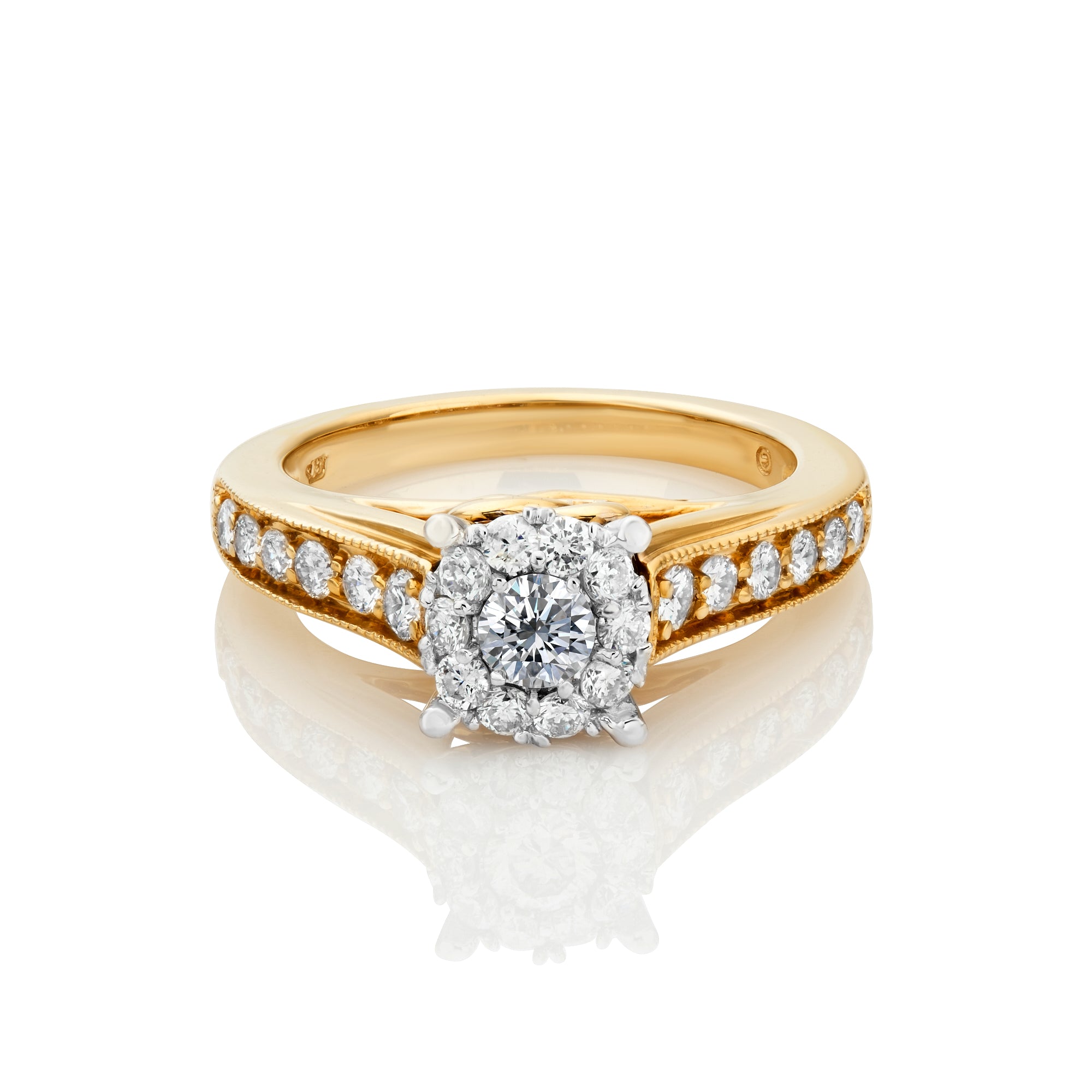 Yellow gold Ladies Ring