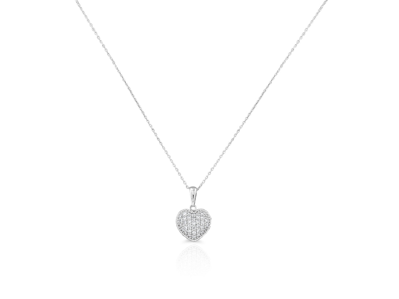 Mini Pavé Diamond Heart