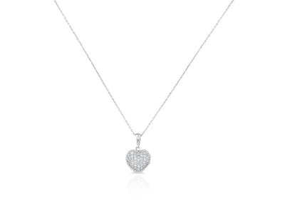 Mini Pavé Diamond Heart