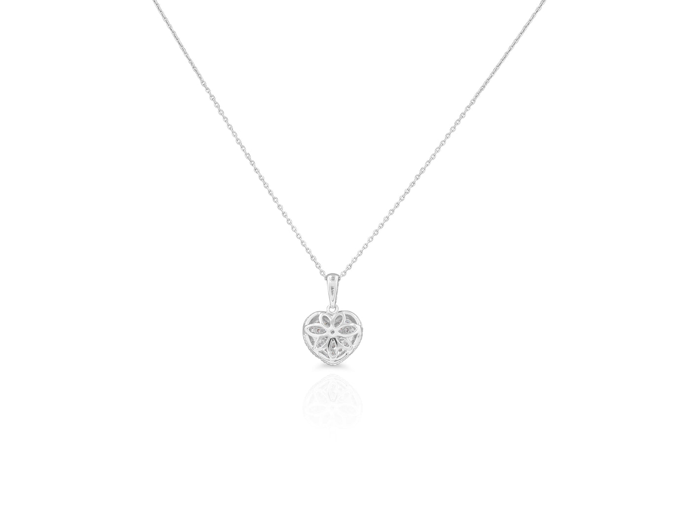 Mini Pavé Diamond Heart