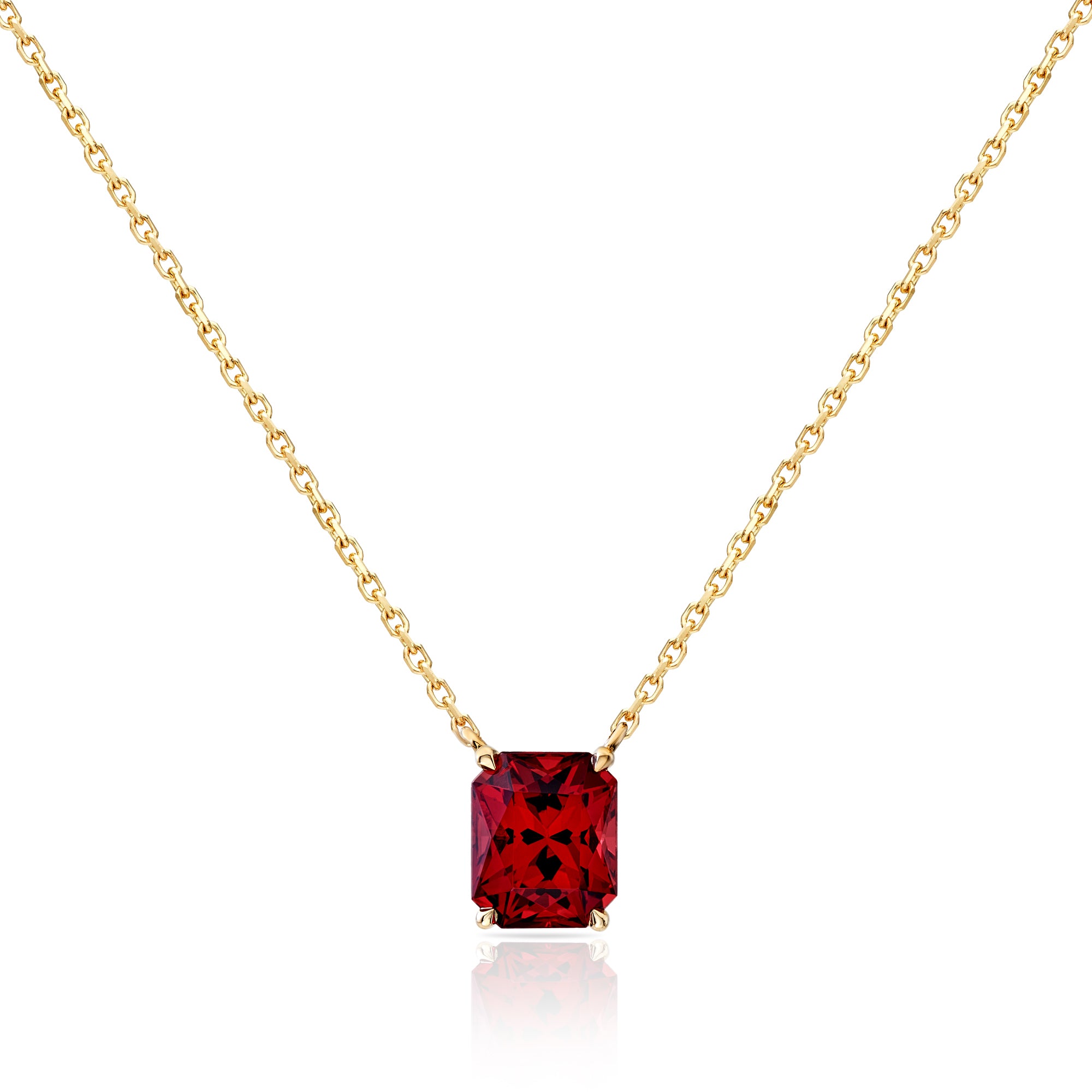 Garnet Solitaire Pendant (1.77ct)