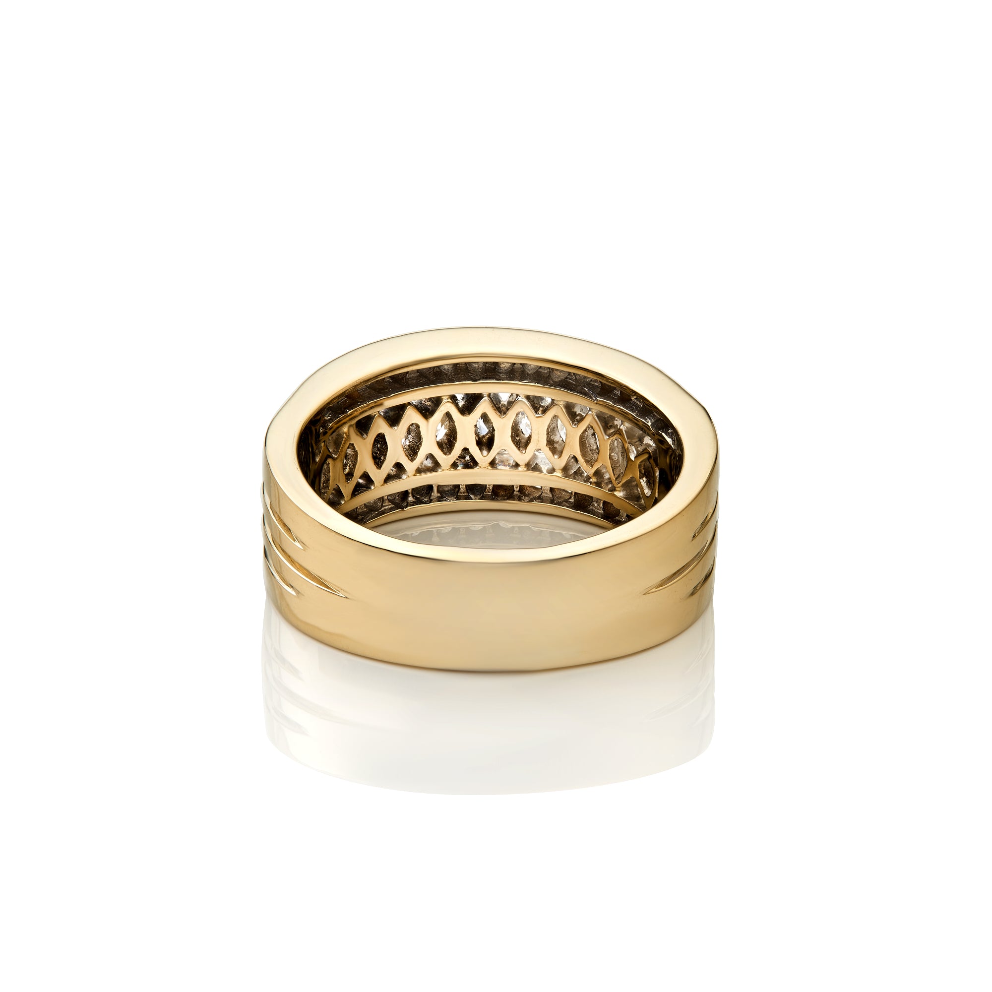 Marquise and Round Diamond Ring