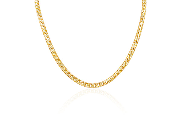 14kt Yellow Gold Franco 2.1 mm
