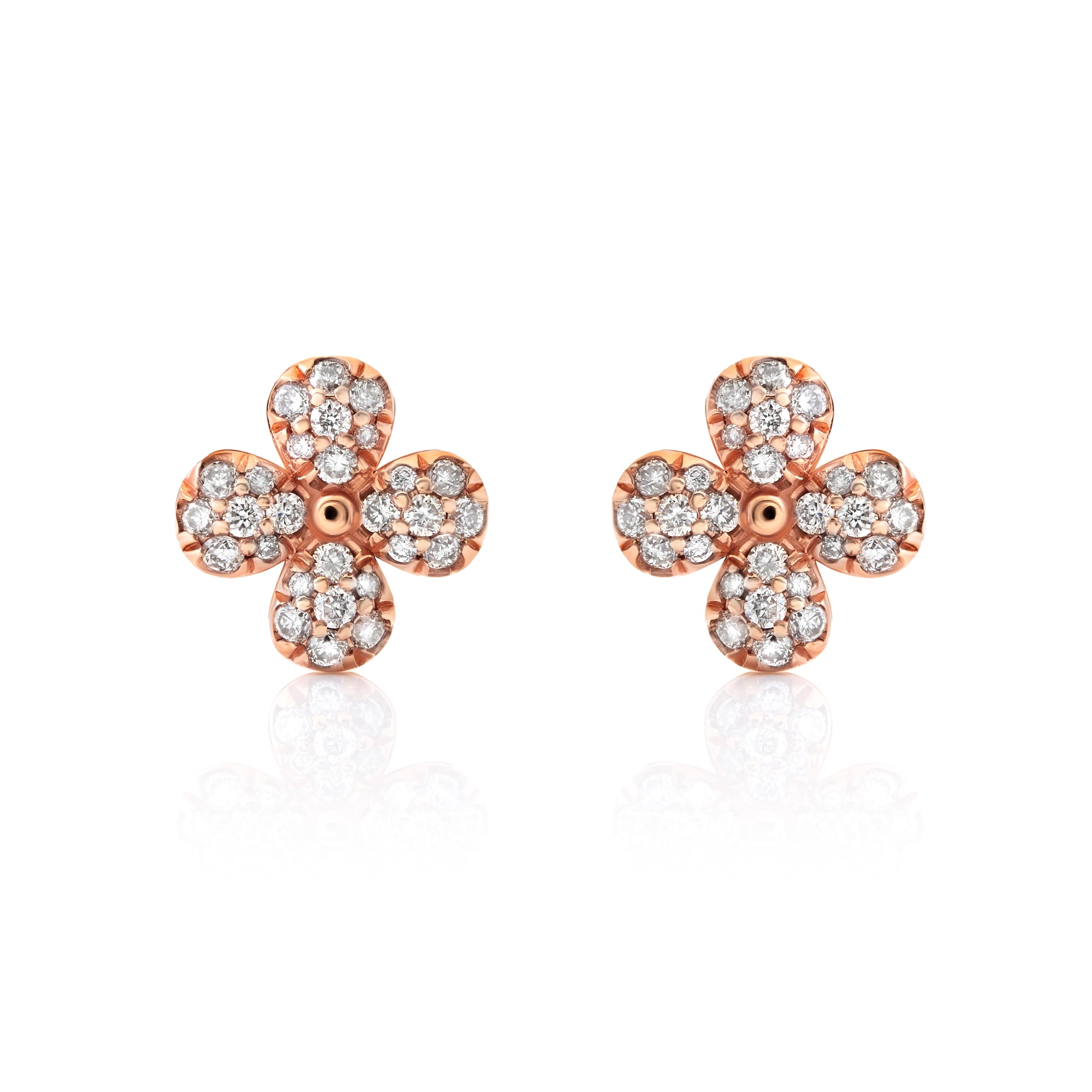 Flower Diamond Studs
