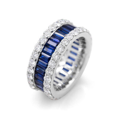 Sapphire Baguette Ring