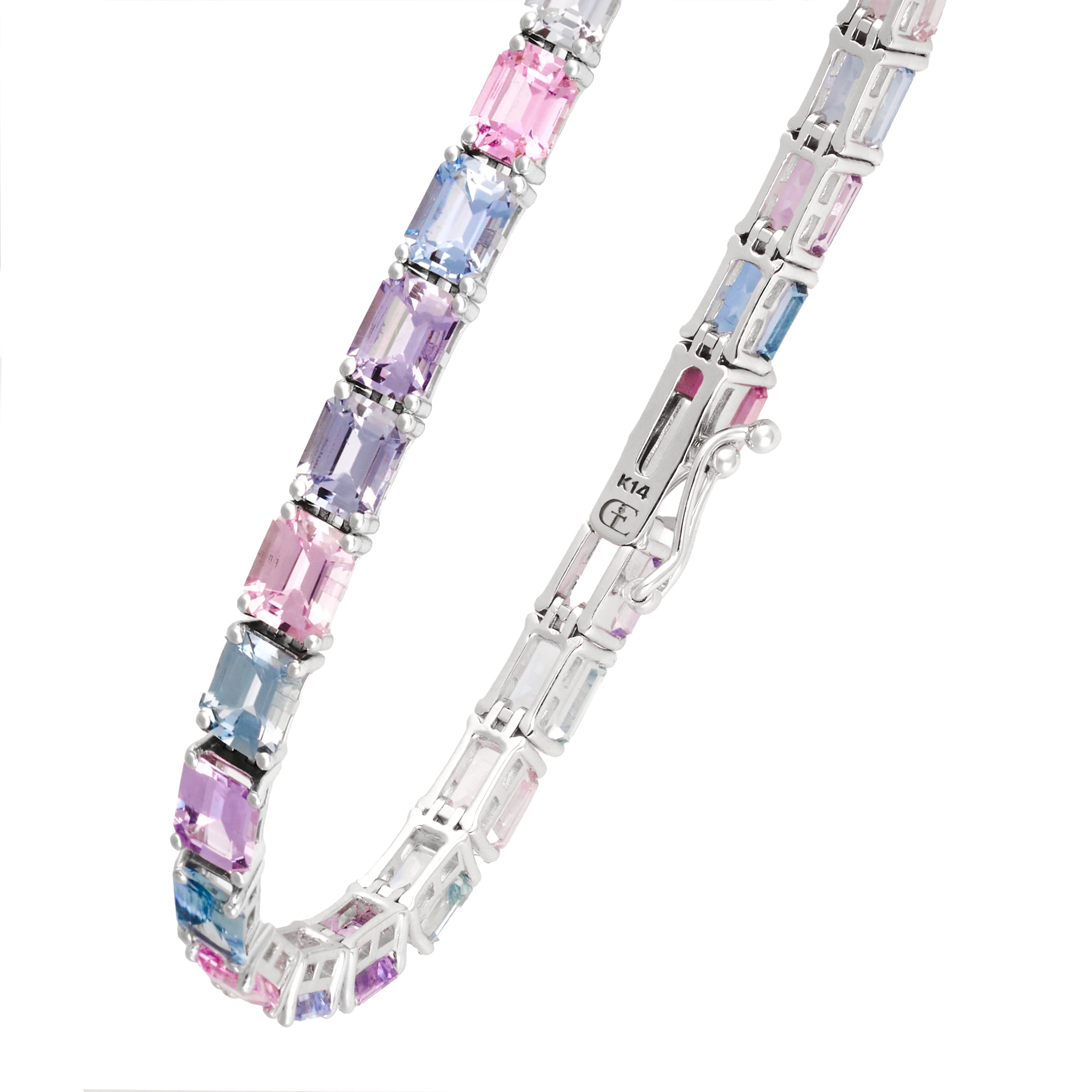 Emerald Cut Sapphire Bracelets