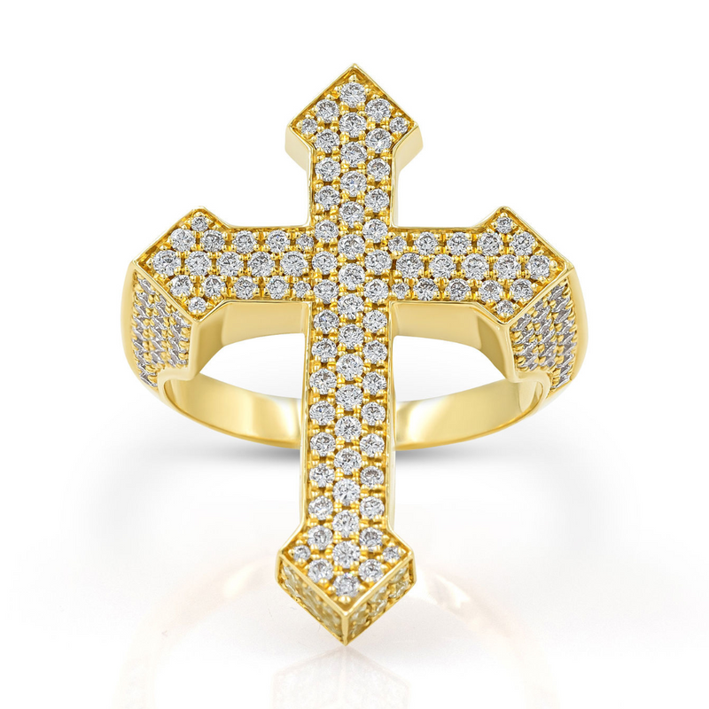 Diamond cross ring