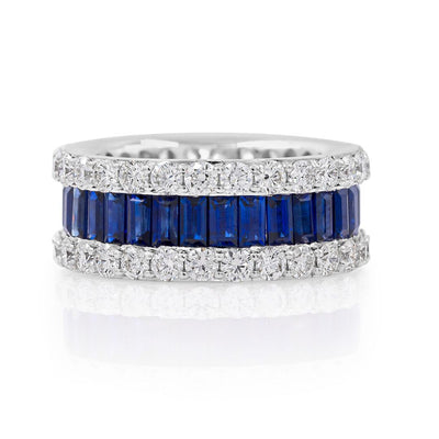 Sapphire Baguette Ring