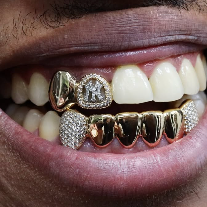 NY Yankees Diamond Grillz