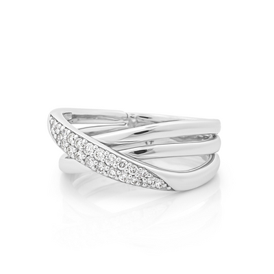 Diamond Twist Ring