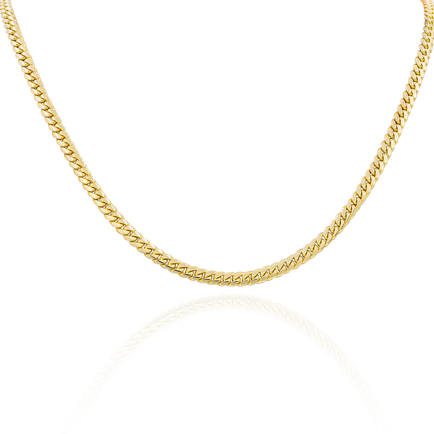 Small Miami Cuban Gold Chain