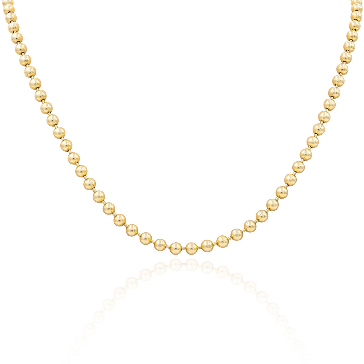 Yellow Gold Ball Chain