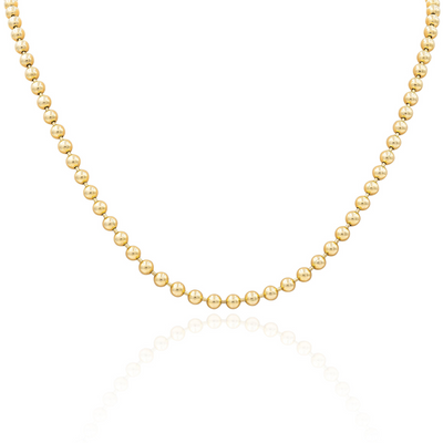 Small Yellow Gold Ball Chain