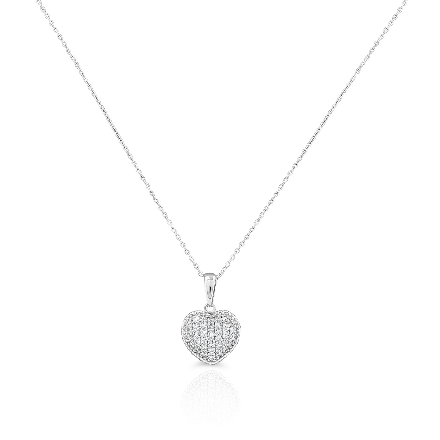 Mini Pavé Diamond Heart