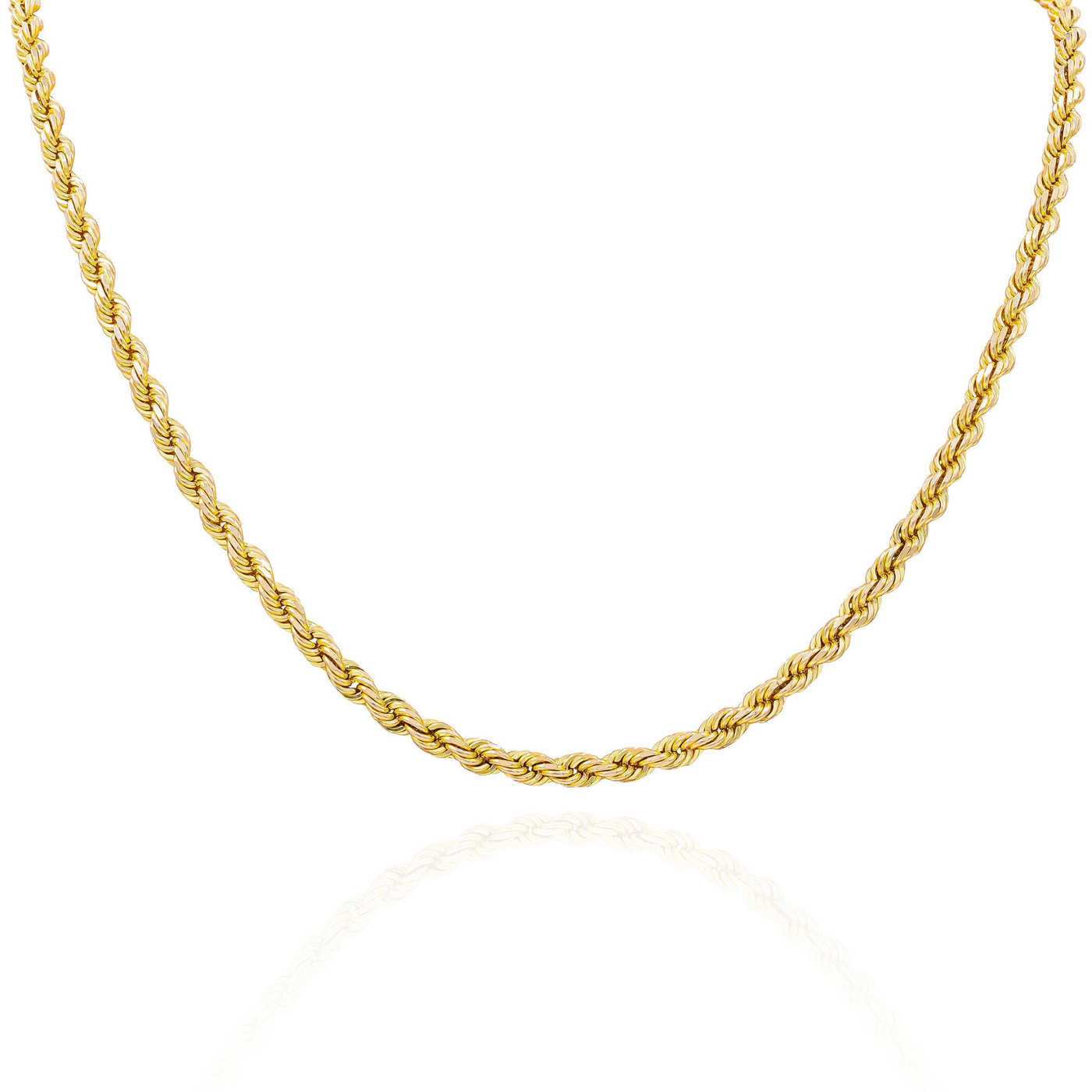 14K Yellow Gold Rope Chain