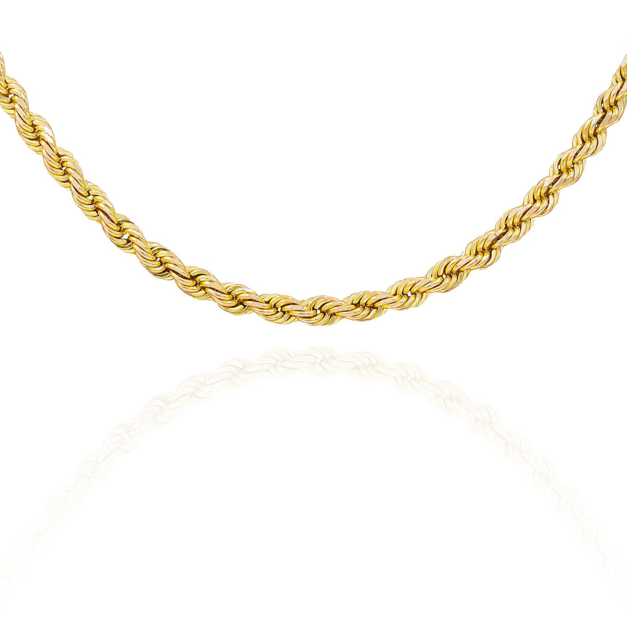 14K Yellow Gold Rope Chain
