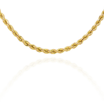 14K Yellow Gold Rope Chain