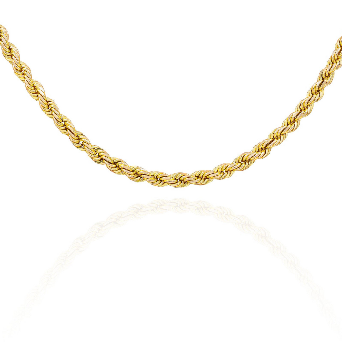 14kt yellow gold rope chain