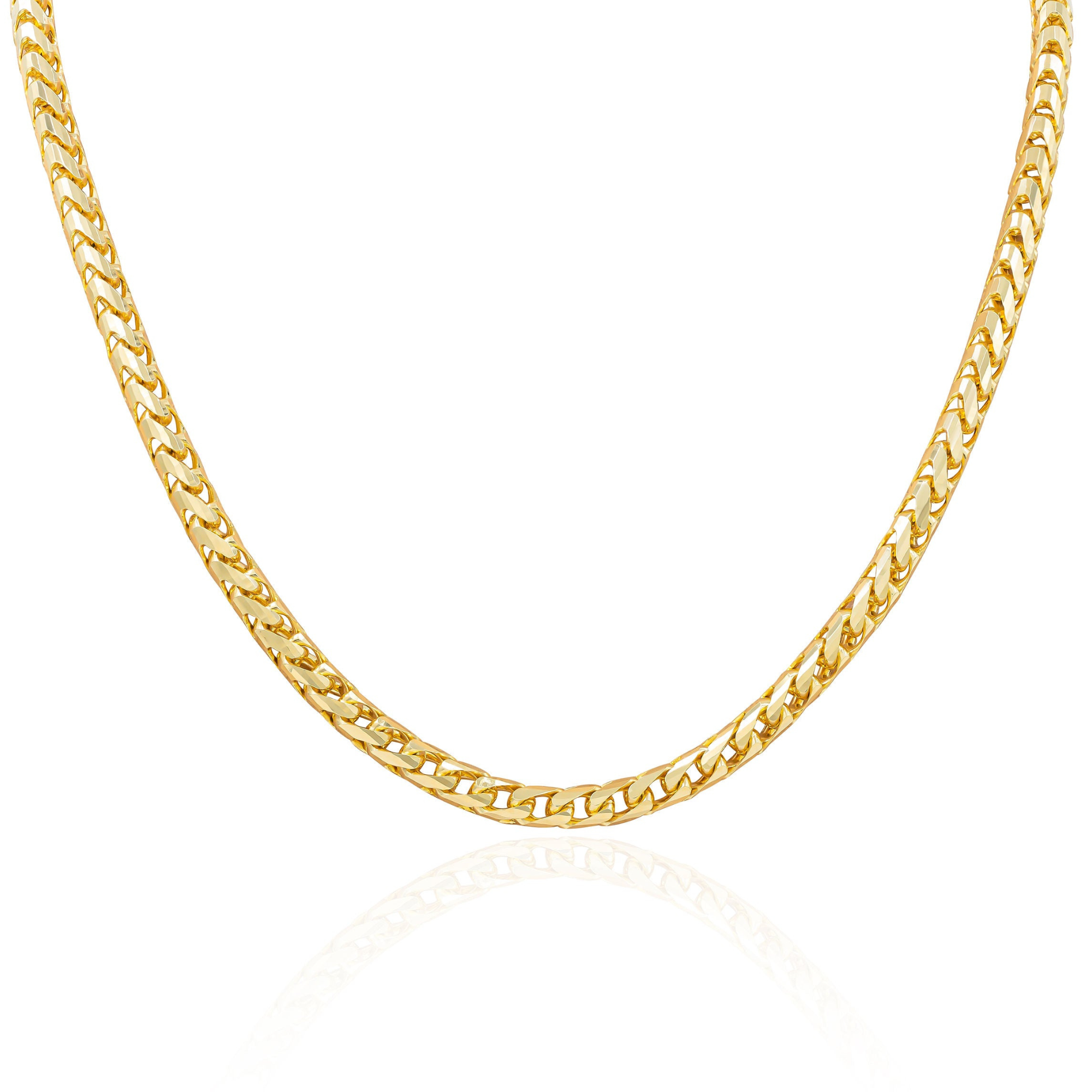 14kt Yellow Gold Franco 2.1 mm