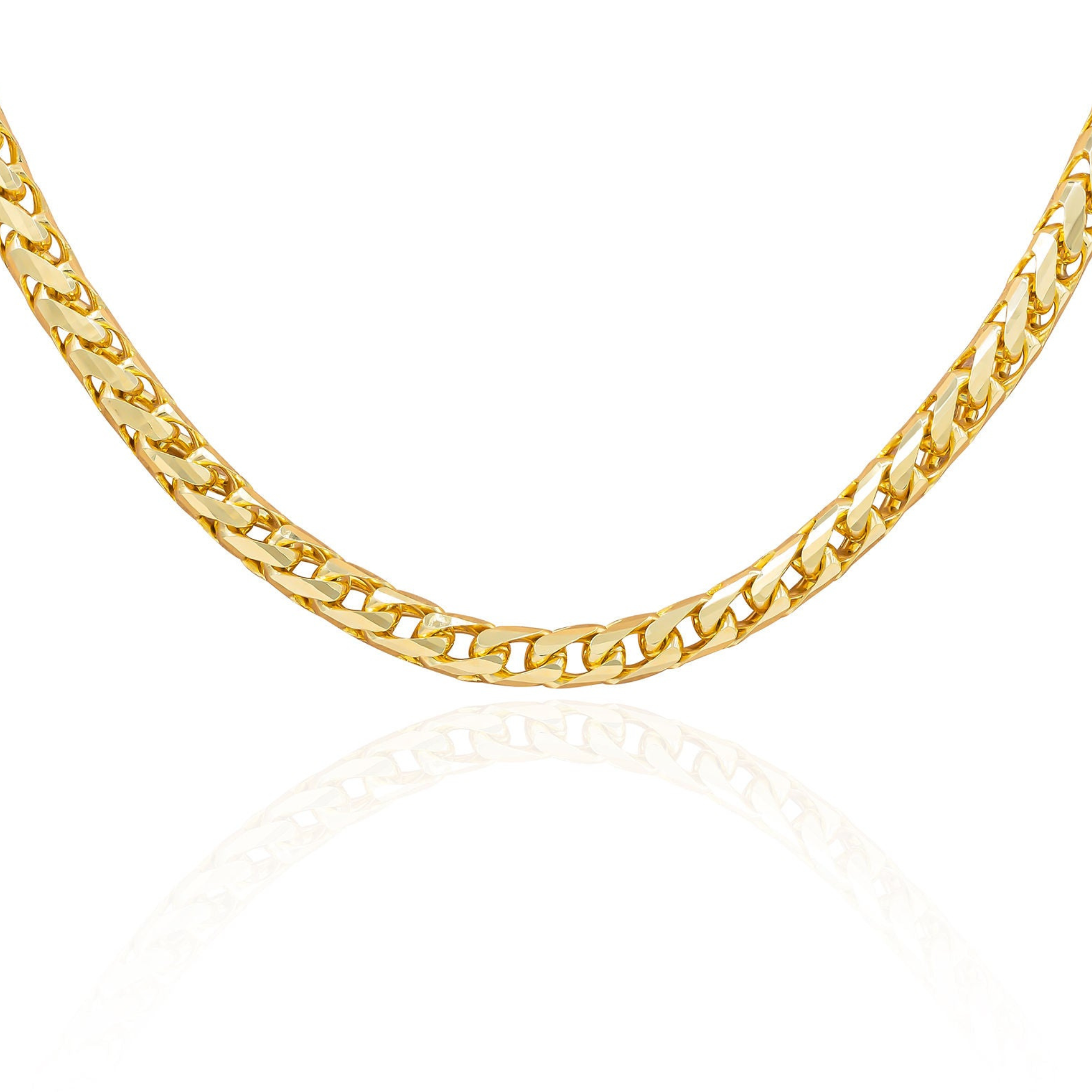 14kt yellow gold franco 1.6mm