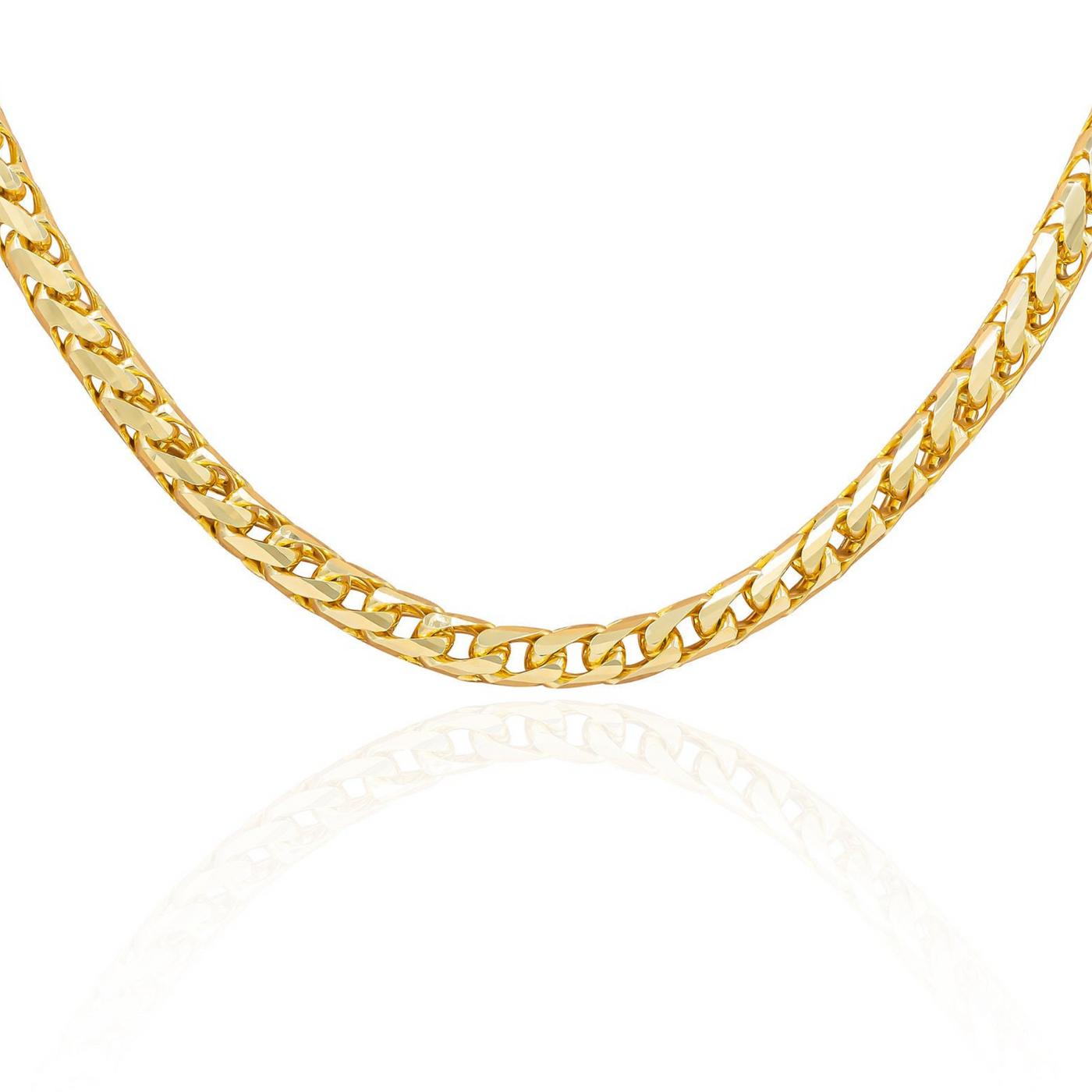 14kt yellow gold franco 1.6mm