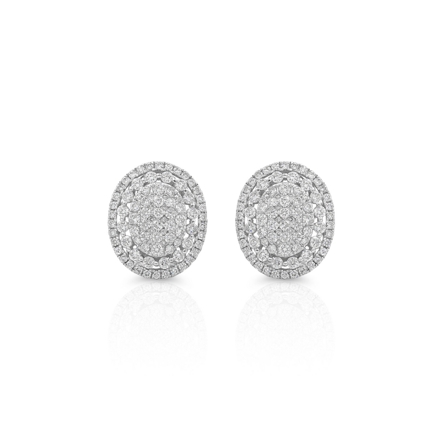 Oval Diamond Fancy Earrings