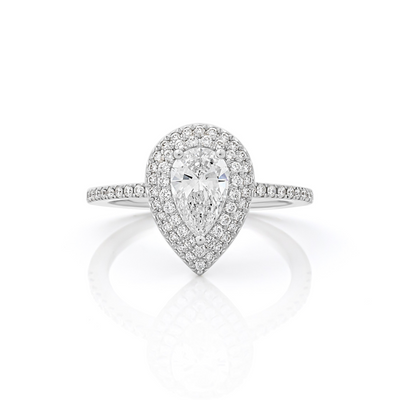 Pear Shape diamond ring