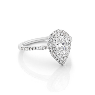 Pear Shape diamond ring