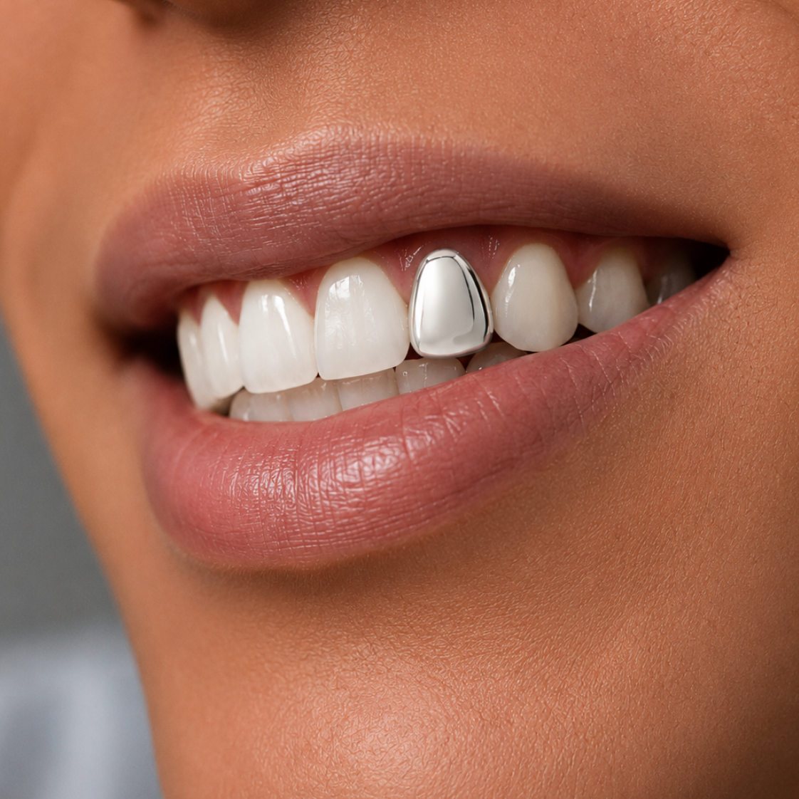 classic solid gold grillz

solid gold tooth grill

custom gold grillz

gold grillz front view

gold tooth cap

custom-fit gold grillz