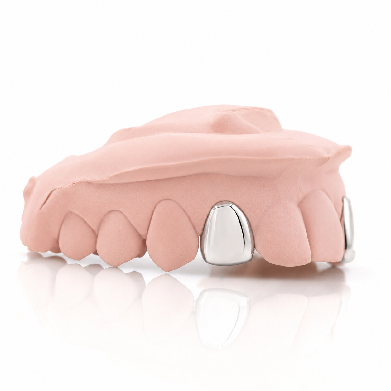 classic solid gold grillz

solid gold tooth grill

custom gold grillz

gold grillz front view

gold tooth cap

custom-fit gold grillz