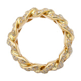 Diamond Cuban link ring