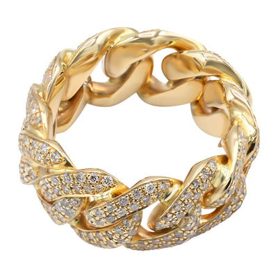 Diamond Cuban link ring