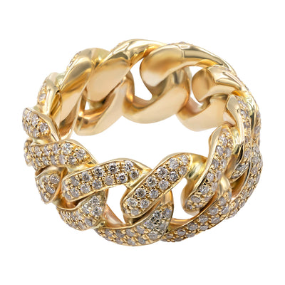 Diamond Cuban link ring